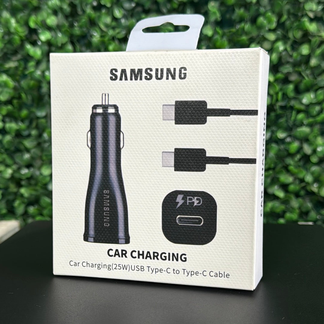 Cargador Samsung usb C para carro